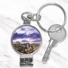 Mountain Snow Landscape Winter Nail Clippers Key Chain by Celenk