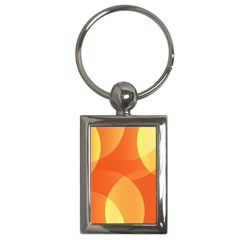 Abstract Orange Yellow Red Color Key Chain (rectangle) by Celenk