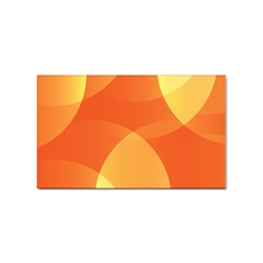 Abstract Orange Yellow Red Color Sticker Rectangular (10 Pack) by Celenk