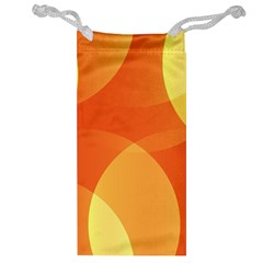 Abstract Orange Yellow Red Color Jewelry Bag by Celenk