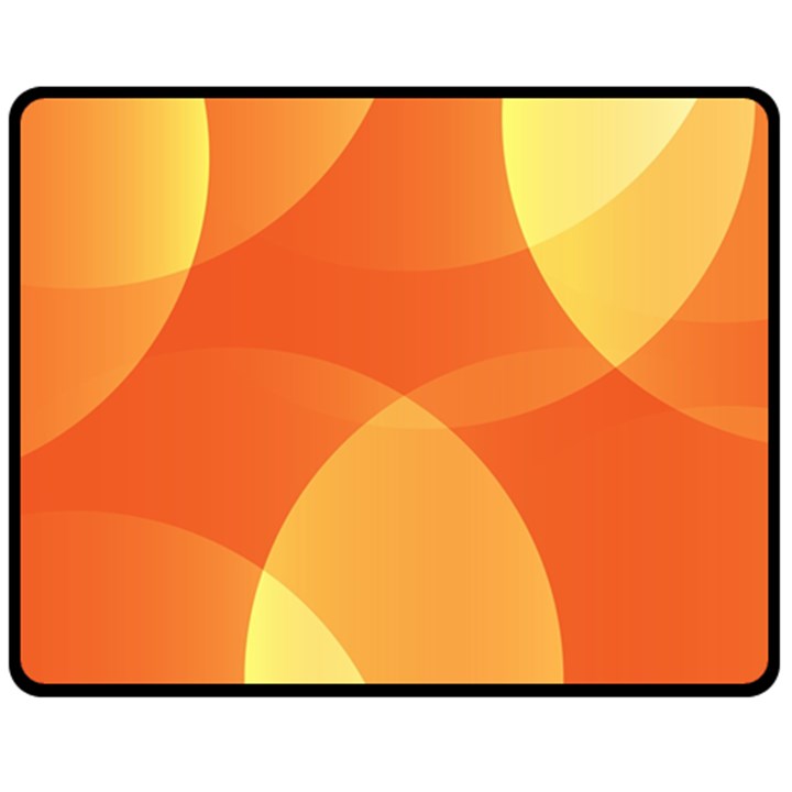 Abstract Orange Yellow Red Color Fleece Blanket (Medium)