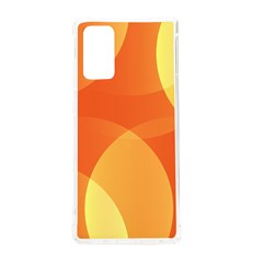 Abstract Orange Yellow Red Color Samsung Galaxy Note 20 Tpu Uv Case by Celenk