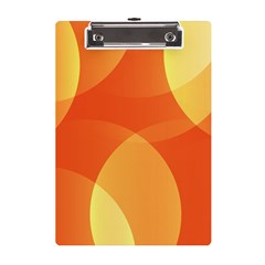 Abstract Orange Yellow Red Color A5 Acrylic Clipboard by Celenk