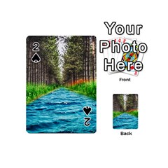 River Forest Landscape Nature Playing Cards 54 Designs (mini) by Celenk