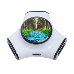 River Forest Landscape Nature 3-port Usb Hub by Celenk