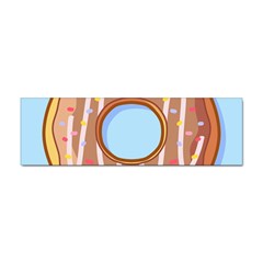 Dessert Food Donut Sweet Decor Chocolate Bread Sticker (bumper) by Uceng