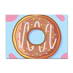 Dessert Food Donut Sweet Decor Chocolate Bread Sticker A4 (10 Pack) by Uceng