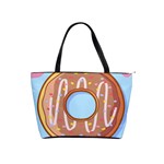 Dessert Food Donut Sweet Decor Chocolate Bread Classic Shoulder Handbag Front