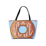 Dessert Food Donut Sweet Decor Chocolate Bread Classic Shoulder Handbag Back