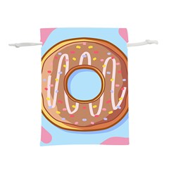 Dessert Food Donut Sweet Decor Chocolate Bread Lightweight Drawstring Pouch (l) by Uceng