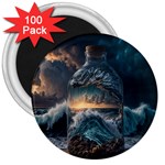 Fantasy People Mysticism Composing Fairytale Art 2 3  Magnets (100 pack) Front