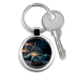 Fantasy People Mysticism Composing Fairytale Art 2 Key Chain (round) by Uceng