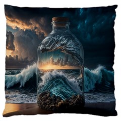 Fantasy People Mysticism Composing Fairytale Art 2 Large Cushion Case (one Side) by Uceng