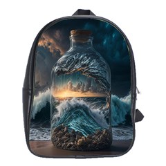 Fantasy People Mysticism Composing Fairytale Art 2 School Bag (xl) by Uceng