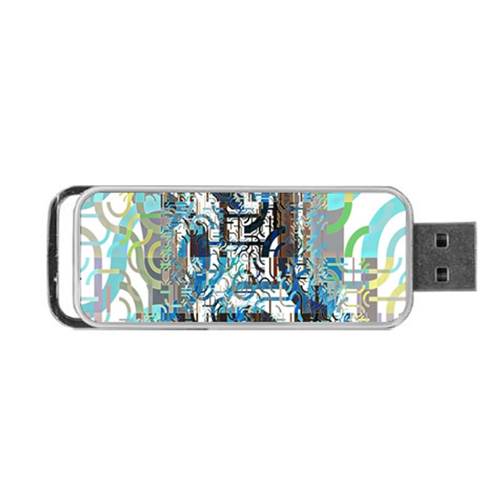 Abstract Acrylic Color Texture Watercolor Creative Portable USB Flash (One Side)