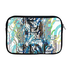 Abstract Acrylic Color Texture Watercolor Creative Apple Macbook Pro 17  Zipper Case by Uceng