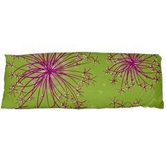 Dandelion Flower Background Nature Flora Drawing Body Pillow Case (dakimakura) by Uceng