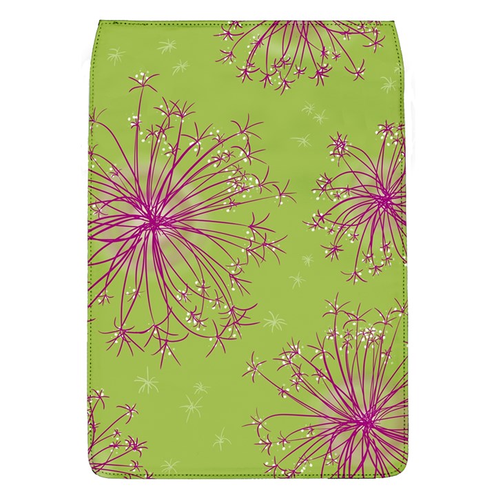 Dandelion Flower Background Nature Flora Drawing Removable Flap Cover (L)