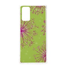 Dandelion Flower Background Nature Flora Drawing Samsung Galaxy Note 20 Tpu Uv Case by Uceng