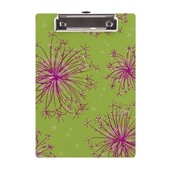 Dandelion Flower Background Nature Flora Drawing A5 Acrylic Clipboard