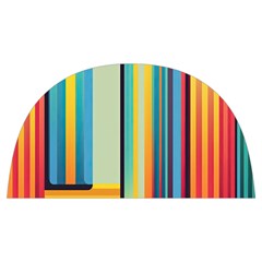 Colorful Rainbow Striped Pattern Stripes Background Anti Scalding Pot Cap by Uceng