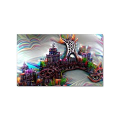 Abstract Art Psychedelic Art Experimental Sticker Rectangular (10 Pack) by Uceng