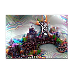 Abstract Art Psychedelic Art Experimental Sticker A4 (10 Pack)