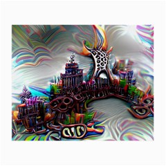 Abstract Art Psychedelic Art Experimental Small Glasses Cloth by Uceng