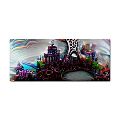 Abstract Art Psychedelic Art Experimental Hand Towel by Uceng