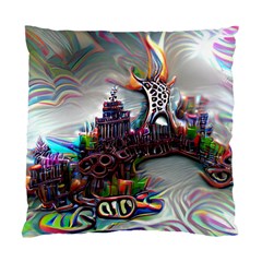 Abstract Art Psychedelic Art Experimental Standard Cushion Case (two Sides) by Uceng