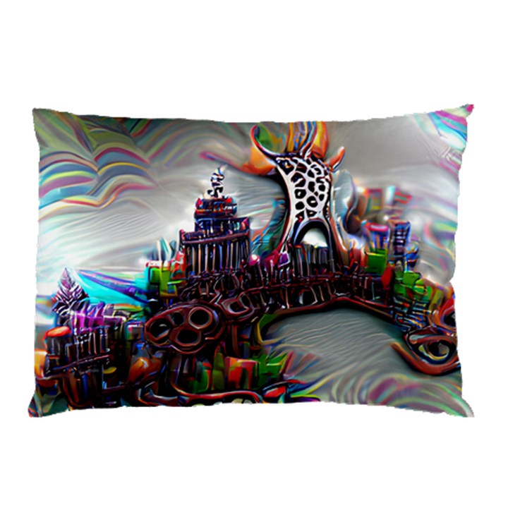 Abstract Art Psychedelic Art Experimental Pillow Case