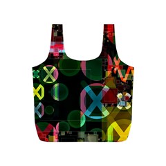 Abstract Color Texture Creative Full Print Recycle Bag (s) by Uceng