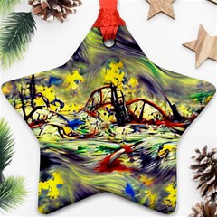 Abstract Arts Psychedelic Art Experimental Ornament (star) by Uceng