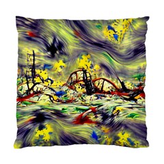 Abstract Arts Psychedelic Art Experimental Standard Cushion Case (one Side) by Uceng