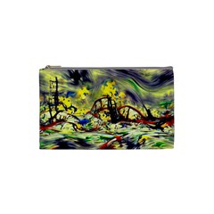 Abstract Arts Psychedelic Art Experimental Cosmetic Bag (small)