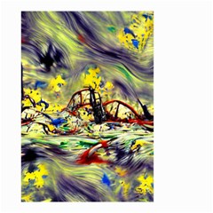 Abstract Arts Psychedelic Art Experimental Small Garden Flag (two Sides) by Uceng