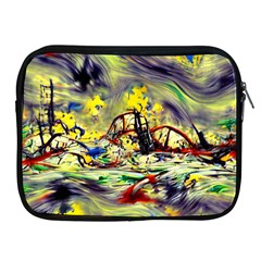 Abstract Arts Psychedelic Art Experimental Apple Ipad 2/3/4 Zipper Cases by Uceng