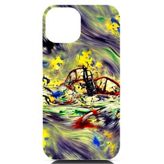 Abstract Arts Psychedelic Art Experimental Iphone 14 Black Uv Print Case by Uceng