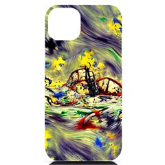 Abstract Arts Psychedelic Art Experimental Iphone 14 Plus Black Uv Print Case by Uceng