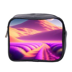 Fantasy Art Wallpaper Artwork Desktop Mini Toiletries Bag (two Sides) by Uceng