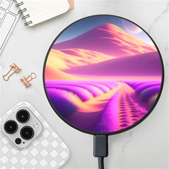 Fantasy Art Wallpaper Artwork Desktop Wireless Fast Charger(black)