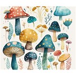 Mushroom Forest Fantasy Flower Nature Deluxe Canvas 14  x 11  (Stretched) 14  x 11  x 1.5  Stretched Canvas