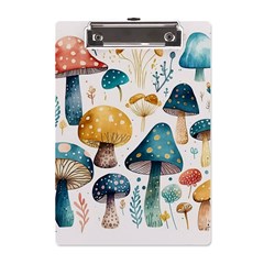 Mushroom Forest Fantasy Flower Nature A5 Acrylic Clipboard by Uceng