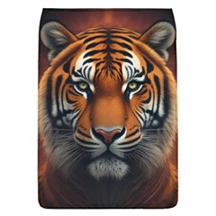 Tiger Animal Feline Predator Portrait Carnivorous Removable Flap Cover (l) by Uceng