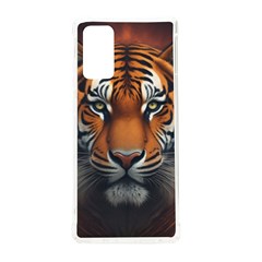 Tiger Animal Feline Predator Portrait Carnivorous Samsung Galaxy Note 20 Tpu Uv Case by Uceng