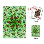 Flower Mandala Art Drawing Spring Background Playing Cards Single Design (Rectangle) Back