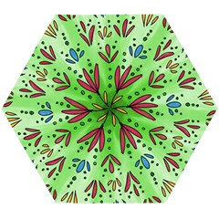 Flower Mandala Art Drawing Spring Background Wooden Puzzle Hexagon by Uceng