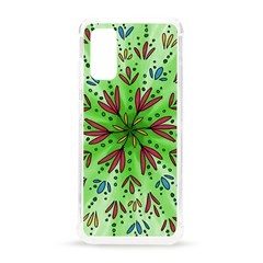 Flower Mandala Art Drawing Spring Background Samsung Galaxy S20 6 2 Inch Tpu Uv Case by Uceng