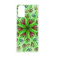 Flower Mandala Art Drawing Spring Background Samsung Galaxy Note 20 Tpu Uv Case by Uceng