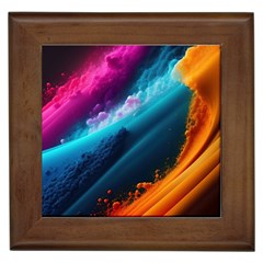 Abstract Art Artwork Framed Tile